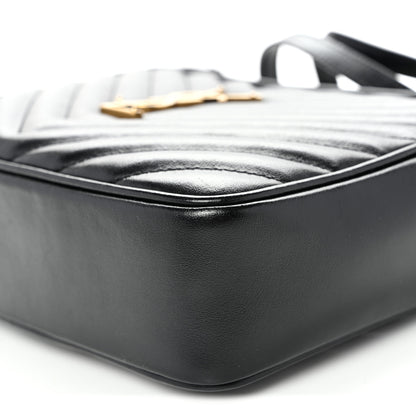 Saint Laurent Calfskin Matelasse Monogram Lou Camera Bag Black 10 of 10