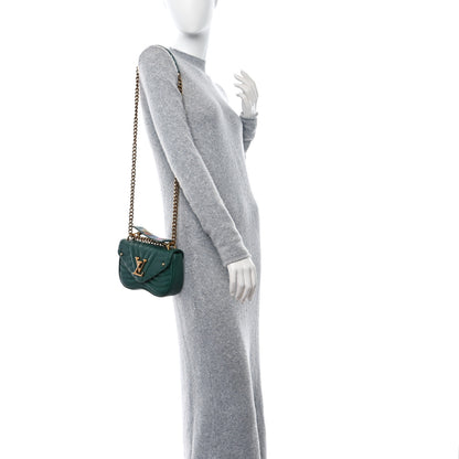 Louis Vuitton Calfskin New Wave Chain PM Emerald 2 of 10