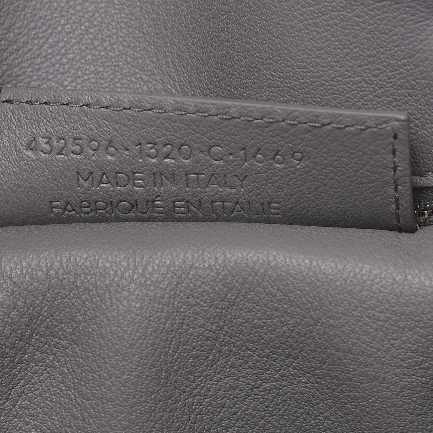 Balenciaga Veau Papier B4 Zip Around Tote Gris Acier 7 of 11
