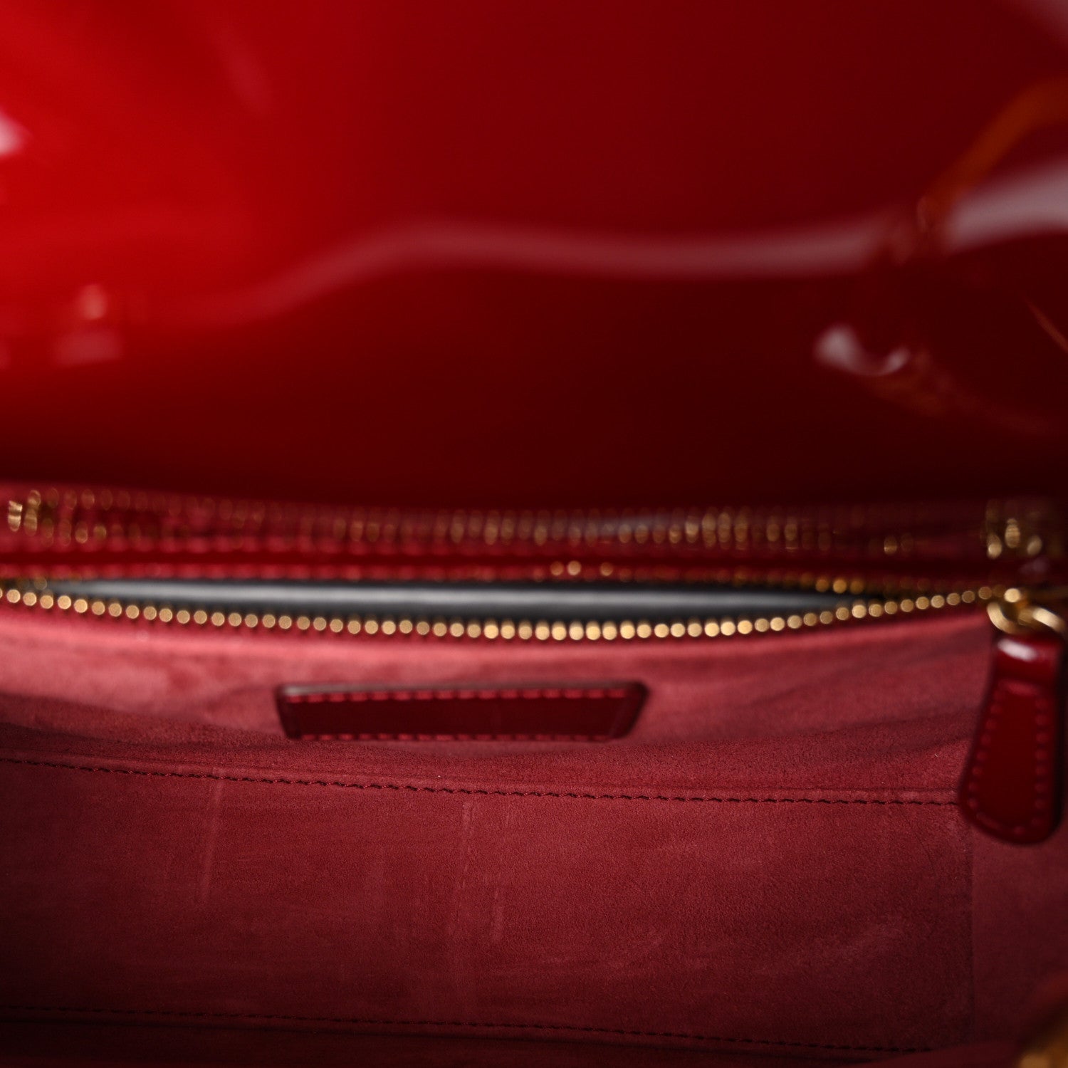 Christian Dior Patent Cannage Small Lady Dior Cherry Red 1883246