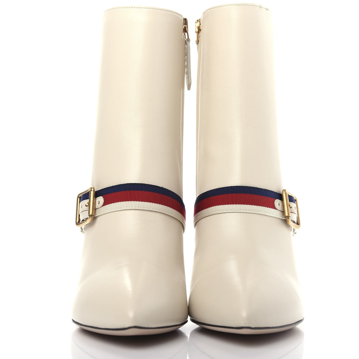 Nappa Sylvie Ankle Boots 38 Mystic White