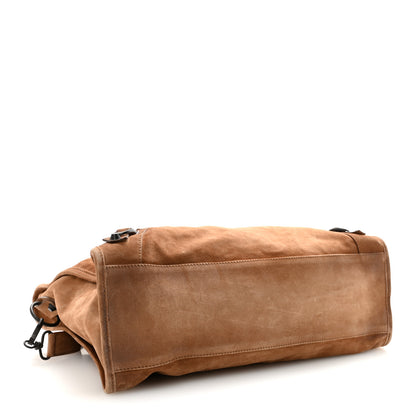 Balenciaga Waxed Calfskin Classic Hardware Medium Le City Camel 4 of 9