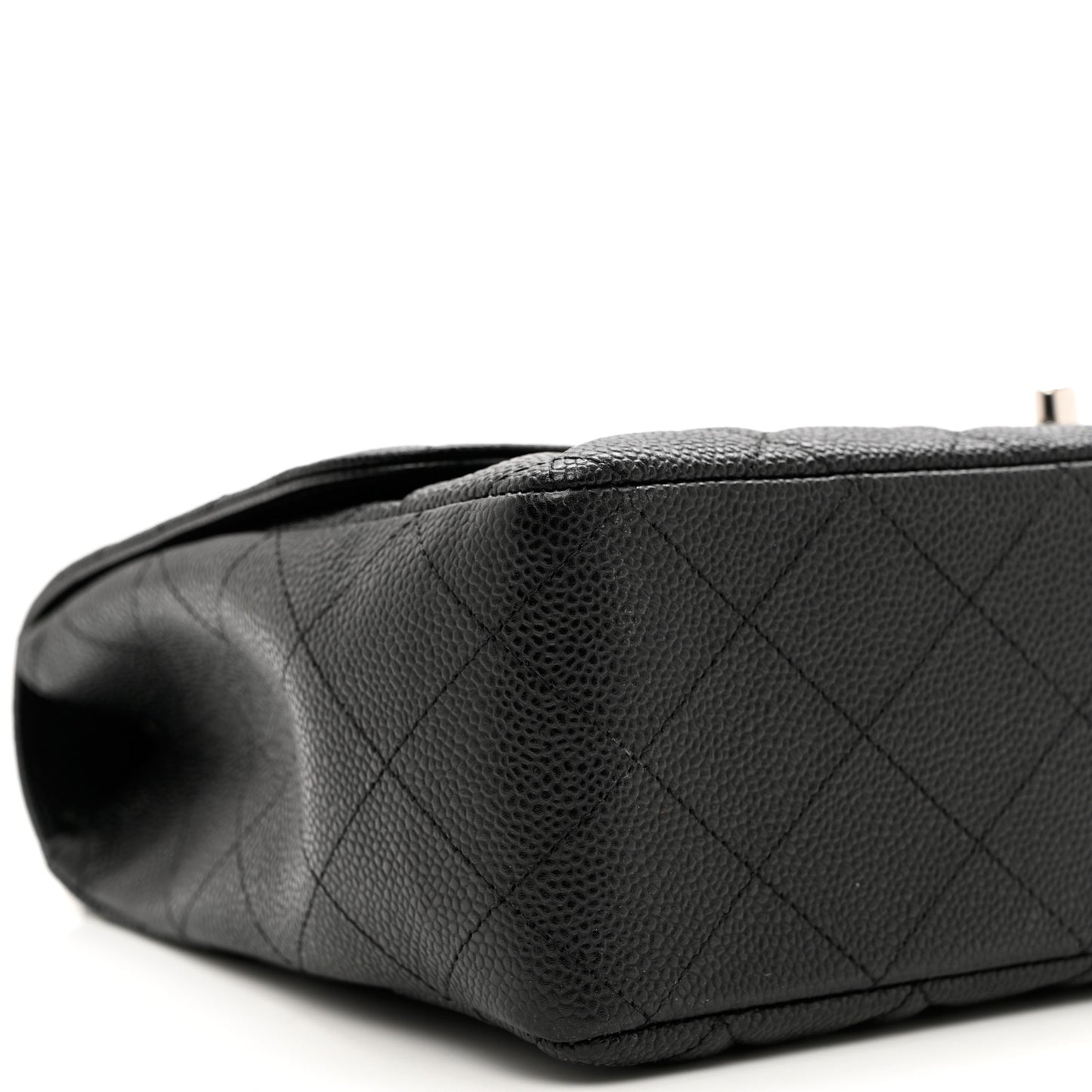 Caviar Quilted Jumbo Single Flap Black