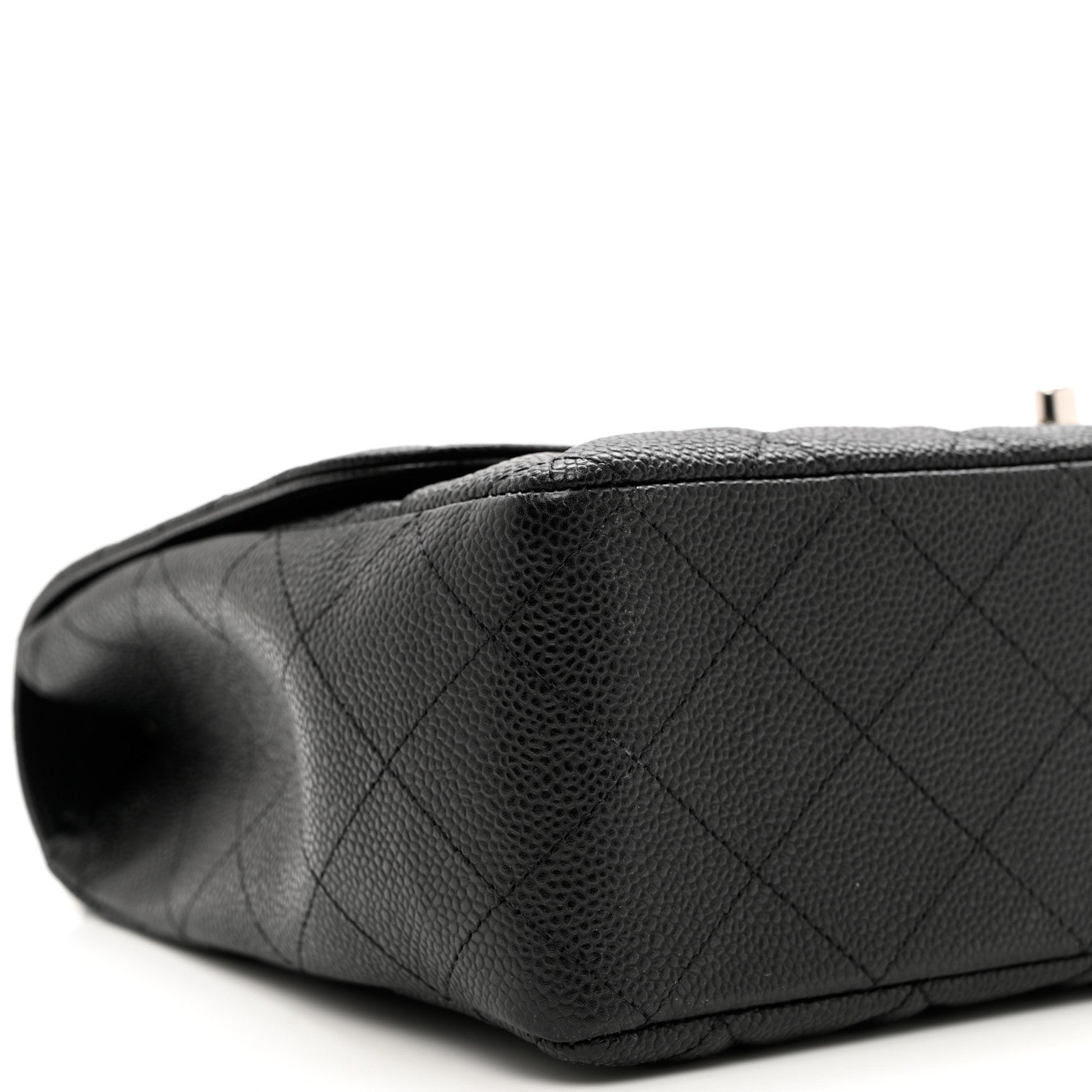 Chanel Caviar Quilted Jumbo Single Flap Black 8 of 11