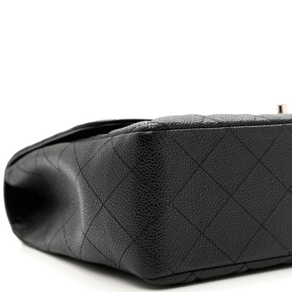 Chanel Caviar Quilted Jumbo Single Flap Black 8 of 11