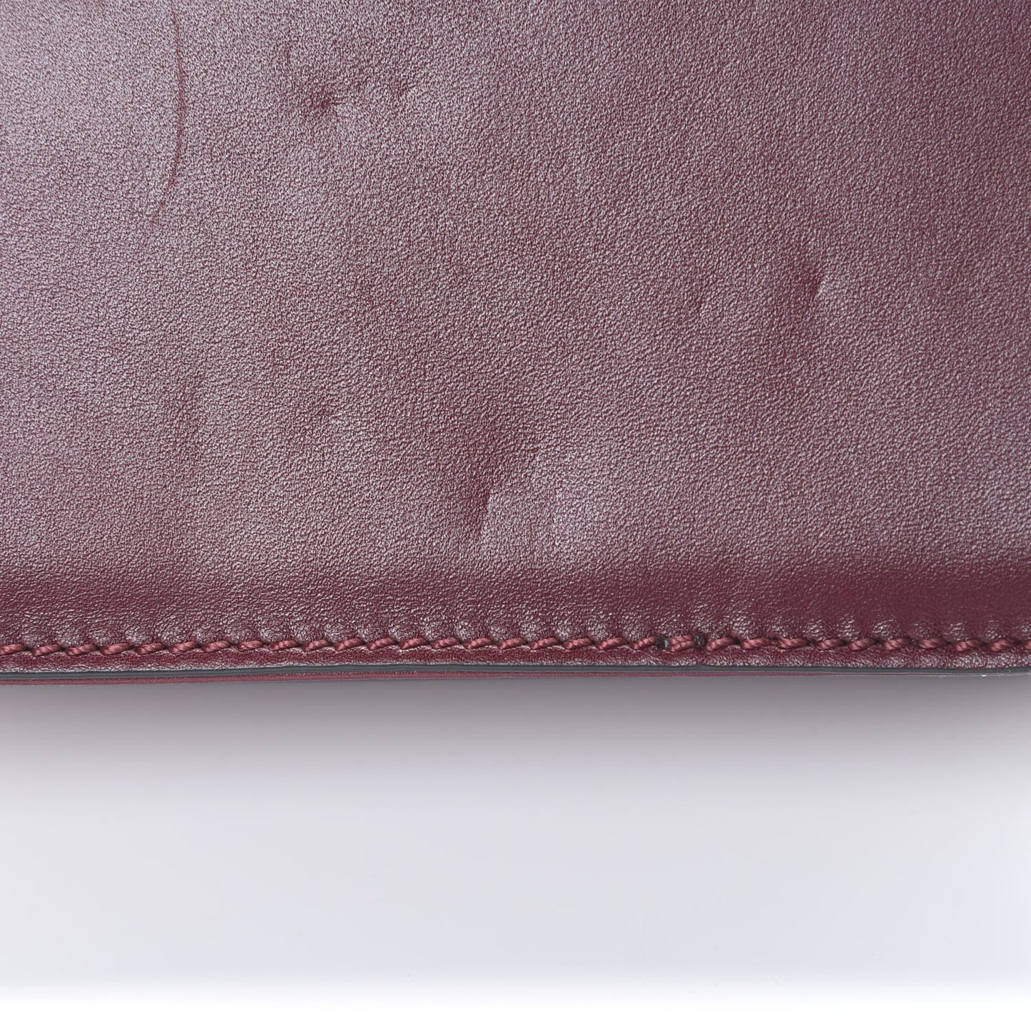 Vitello Small Glam Lock Rockstud Flap Rubin