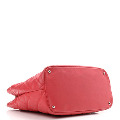 Chanel Caviar Quilted Timeless CC Soft Tote Pink 4 of 12
