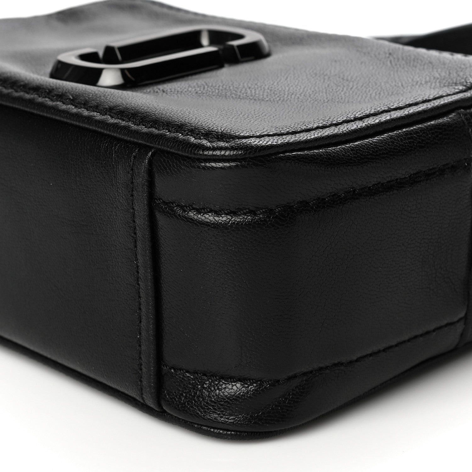 Marc Jacobs Supple Natural Grain Calfskin The Softshot 21 Bag Black 12 of 12