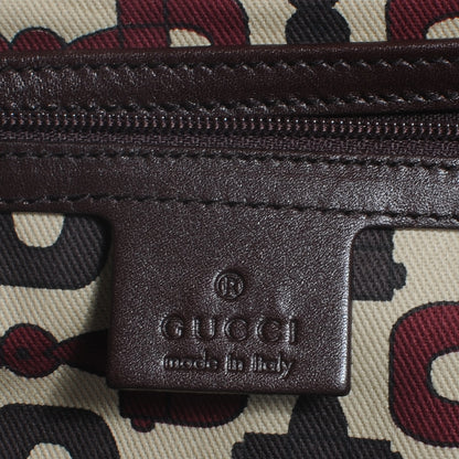 Gucci Guccissima Large Punch Tote Chocolate Brown 6 of 7