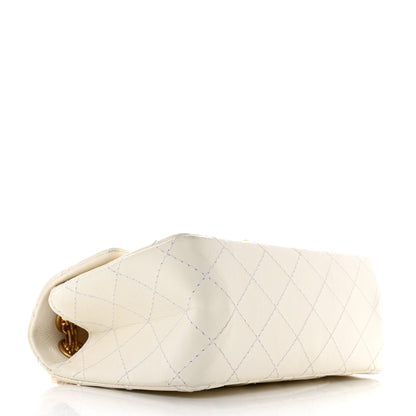 Chanel Aged Calfskin Quilted 2.55 Reissue Mini Flap White 4 of 10