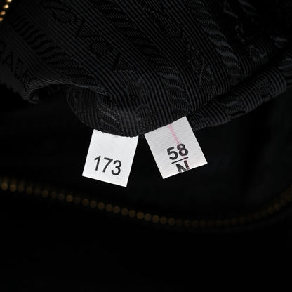 Prada Soft Calf Shopping Satchel Black 7 of 12