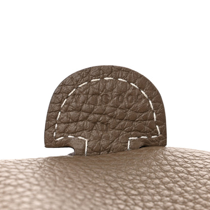 Hermes Taurillon Clemence Evelyne III PM Etoupe 7 of 11