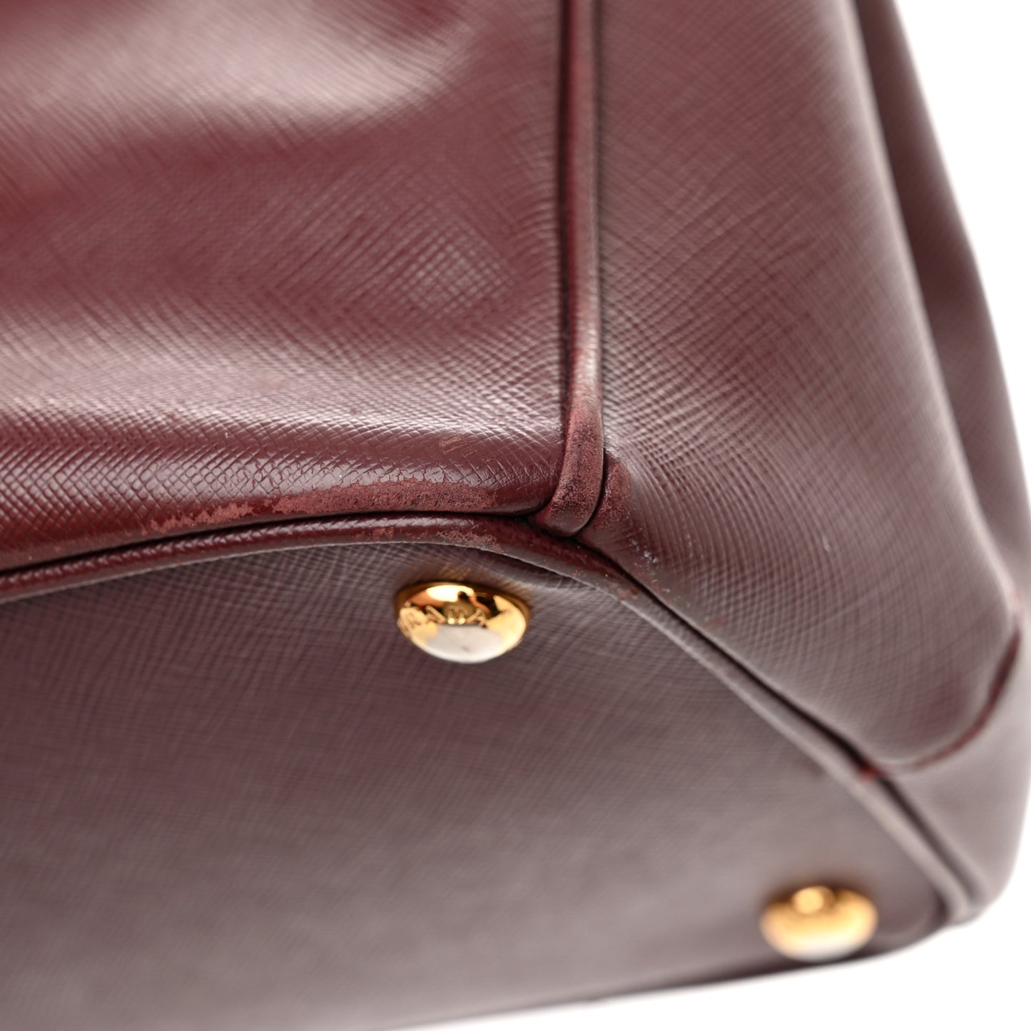 Saffiano Vernice Medium Galleria Double Zip Cerise