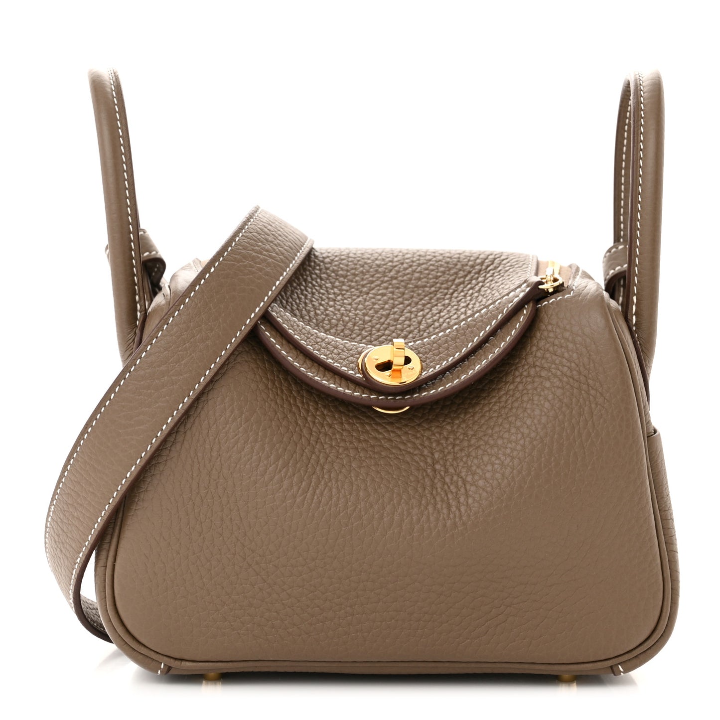 Taurillon Clemence Mini Lindy 20 Etoupe
