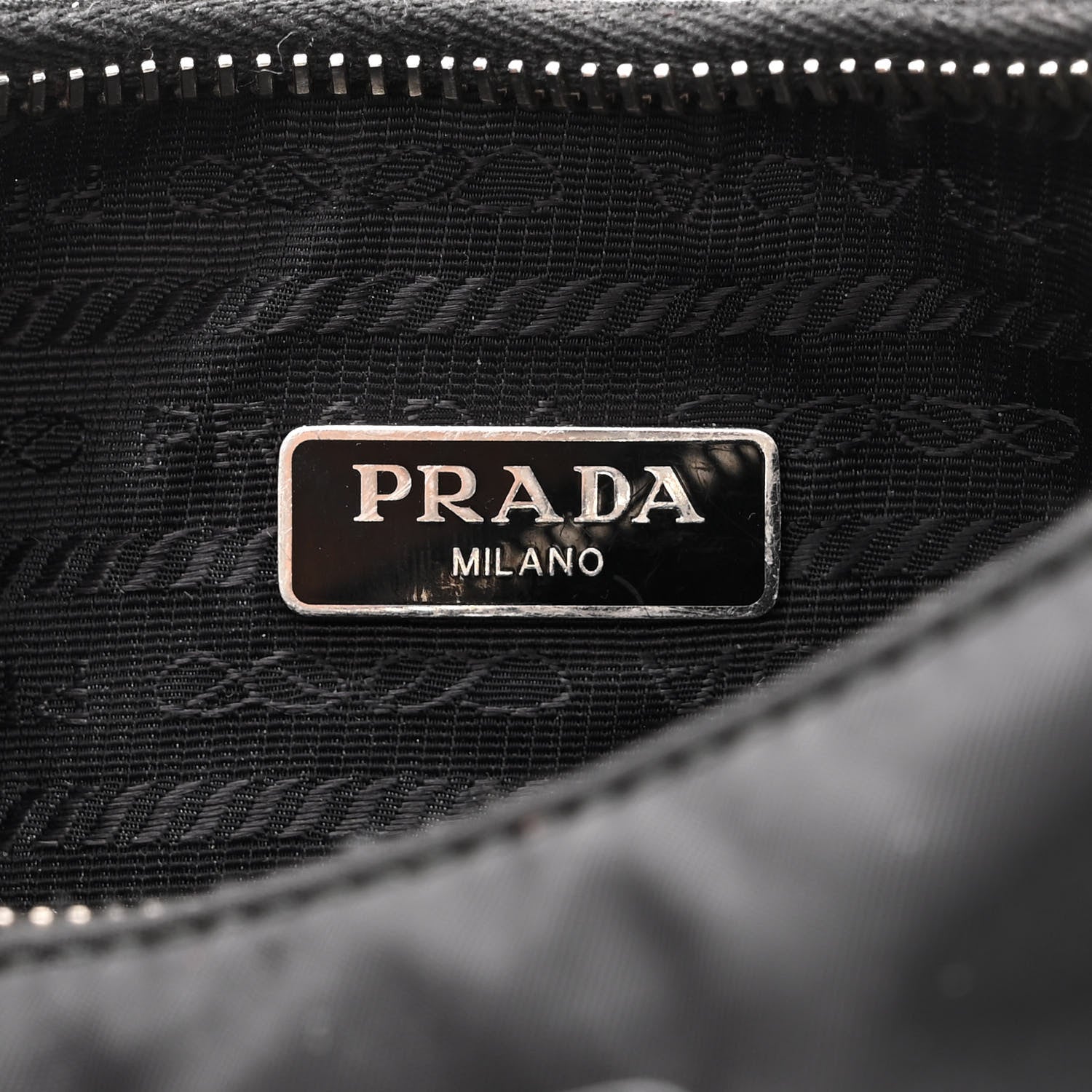 Prada Nylon Re-Edition 2005 Shoulder Bag Black 6 of 10
