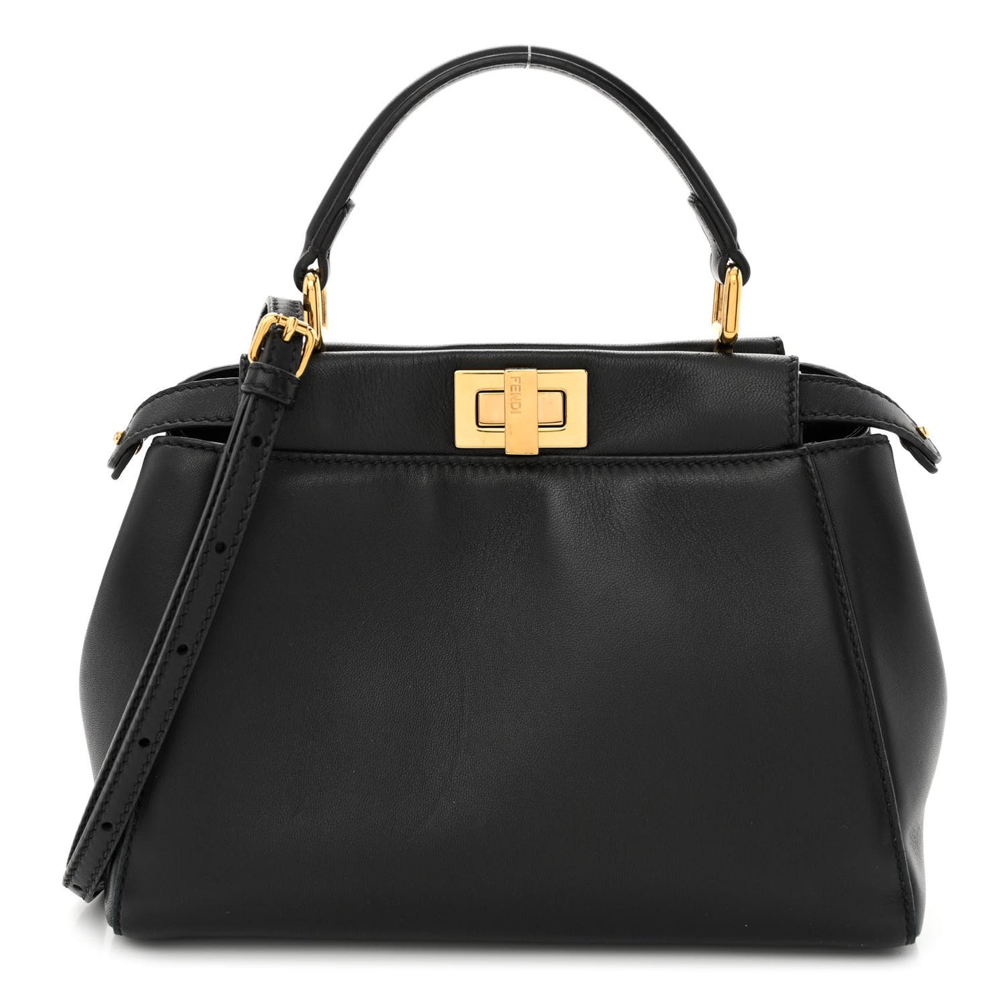 Nappa Mini Peekaboo Iconic Satchel Black