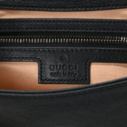 Gucci Goatskin Small GG Monochrome Aphrodite Shoulder Bag Black 6 of 8
