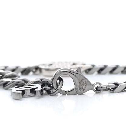 Chanel Crystal CC Chain Bracelet Silver 5 of 5