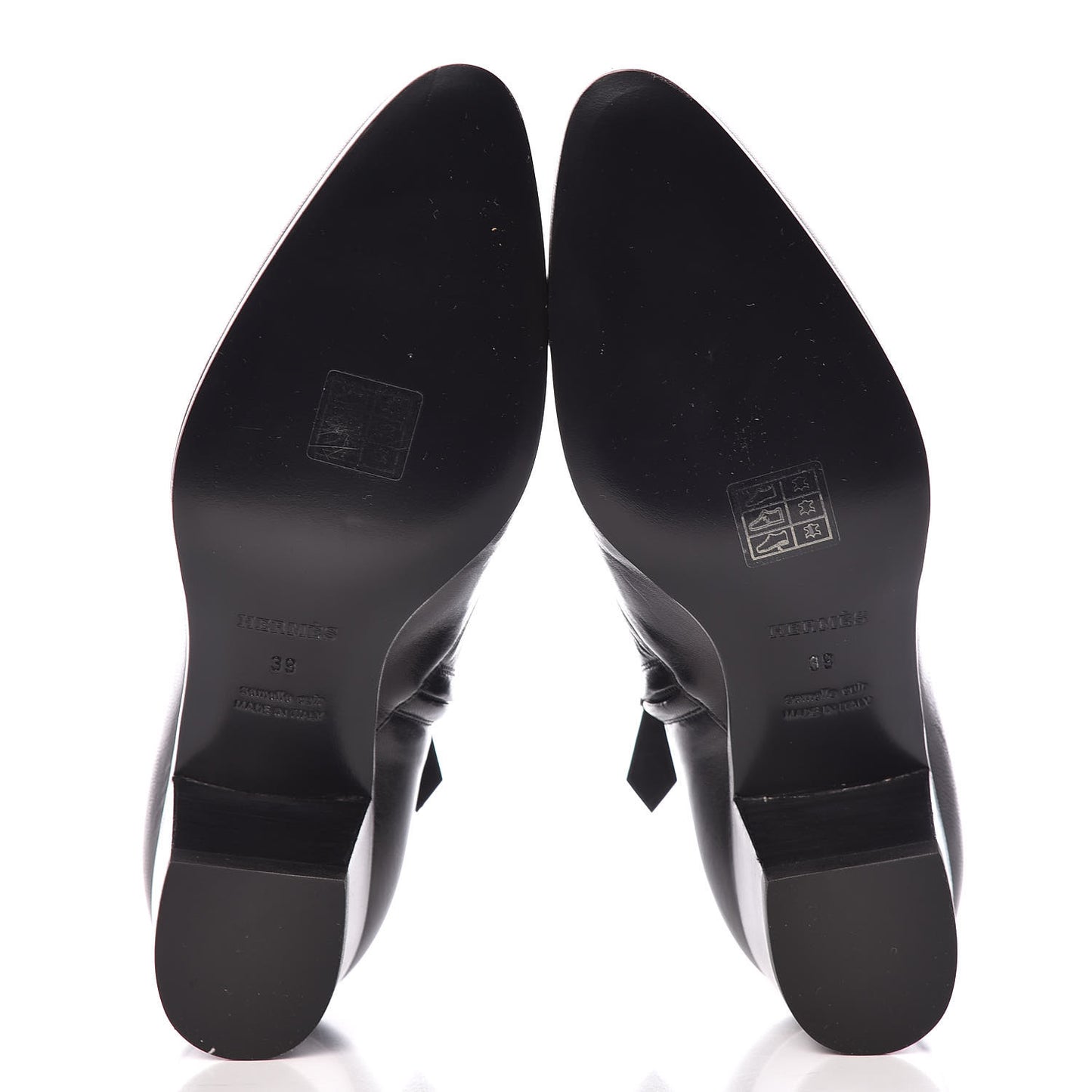 Goatskin Sixtine Ankle Boots 39 Black