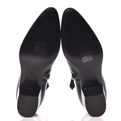 Hermes Goatskin Sixtine Ankle Boots 39 Black 5 of 10