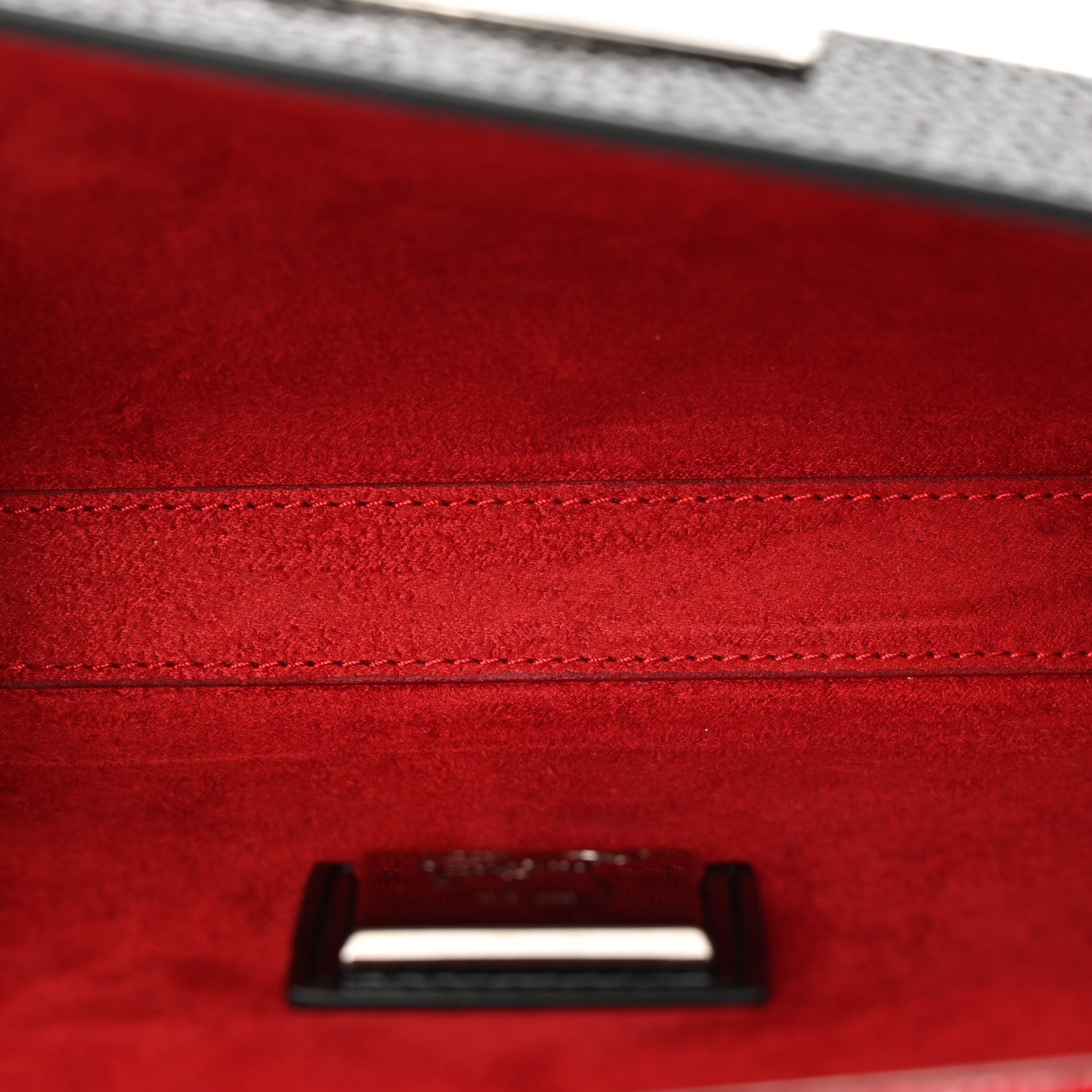 Christian Louboutin Patent Calfskin Crystal Vanite Small Clutch Black 5 of 9
