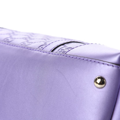 Gucci Metallic Guccissima Lovely Heart Tote Purple 9 of 12