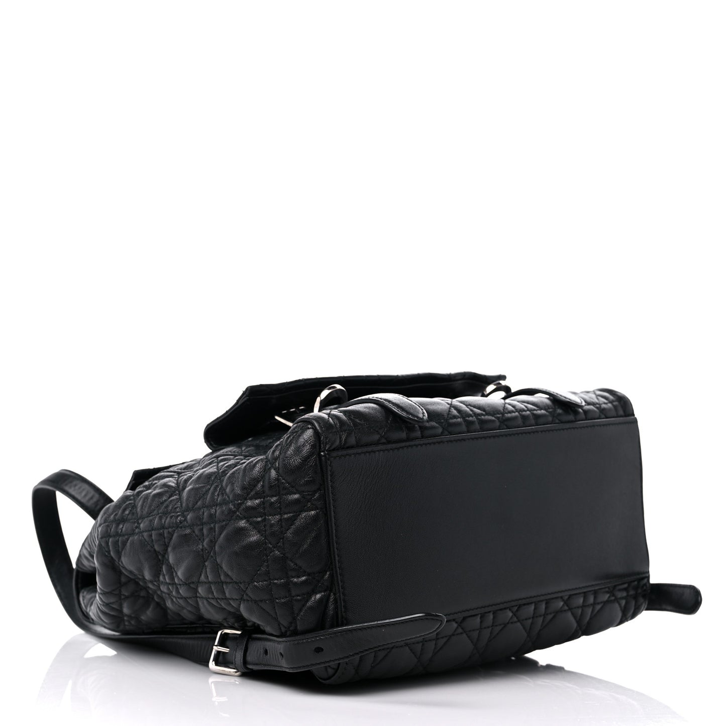Lambskin Cannage Large Stardust Backpack Black
