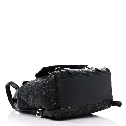 Christian Dior Lambskin Cannage Large Stardust Backpack Black 4 of 12