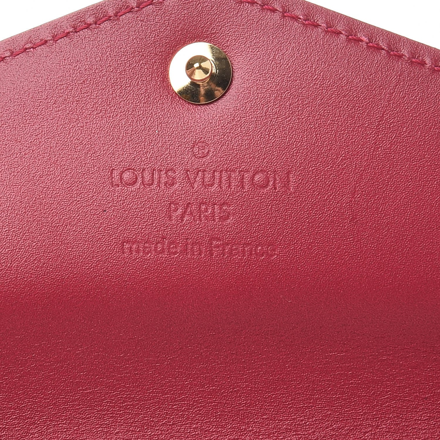 Louis Vuitton Patent Daily Organizer Wallet Insert Rose Indien 6 of 6