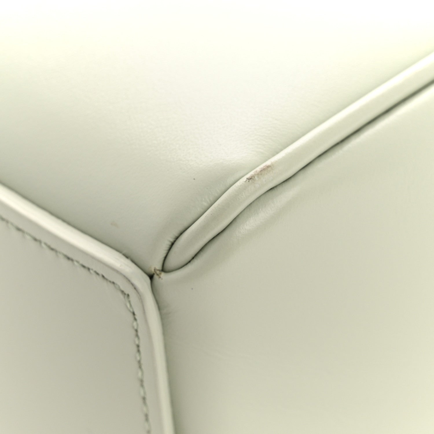 Celine Satinated Calfskin Mini 16 Top Handle Bag Jade 12 of 15