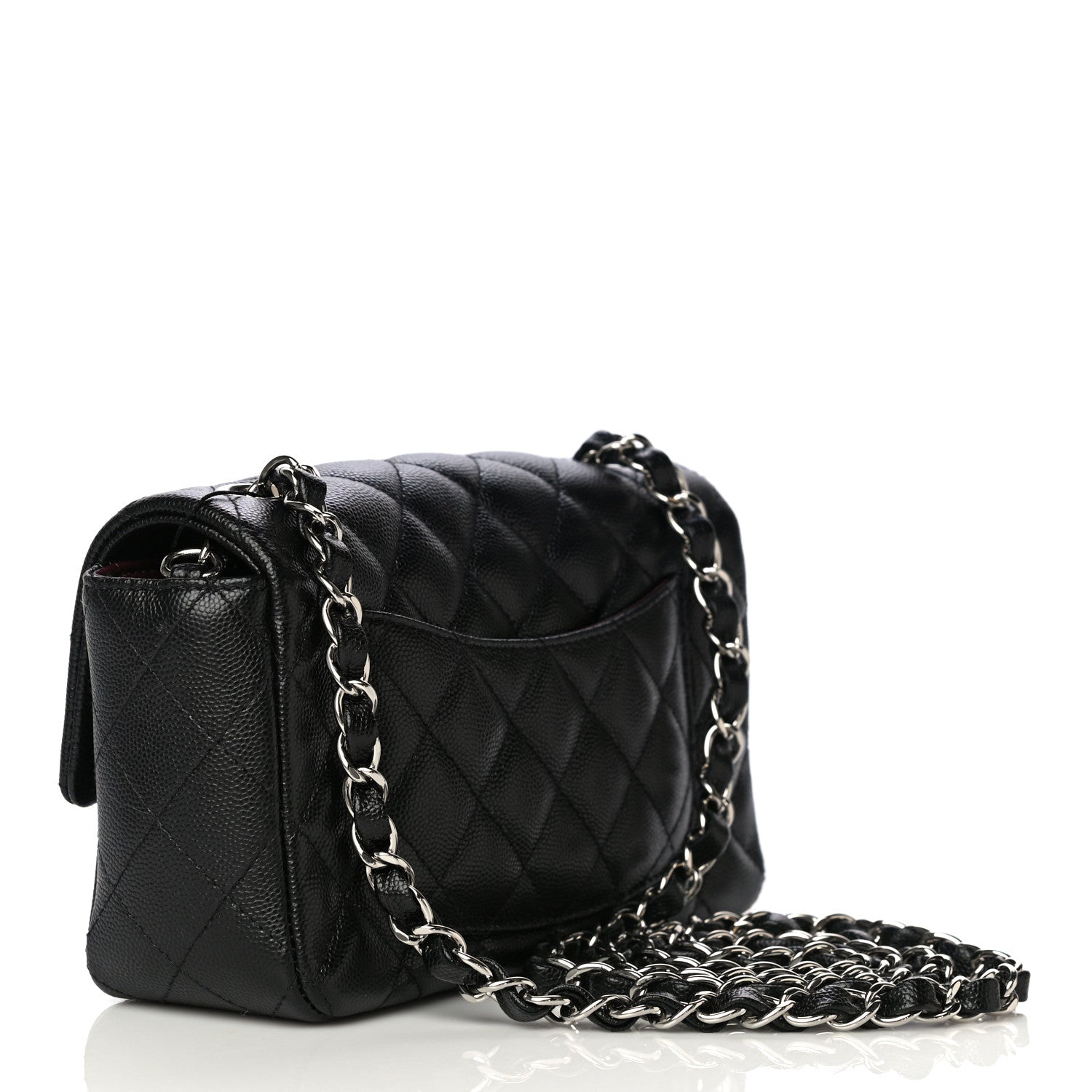 Chanel Caviar Quilted Mini Rectangular Flap Black 3 of 11