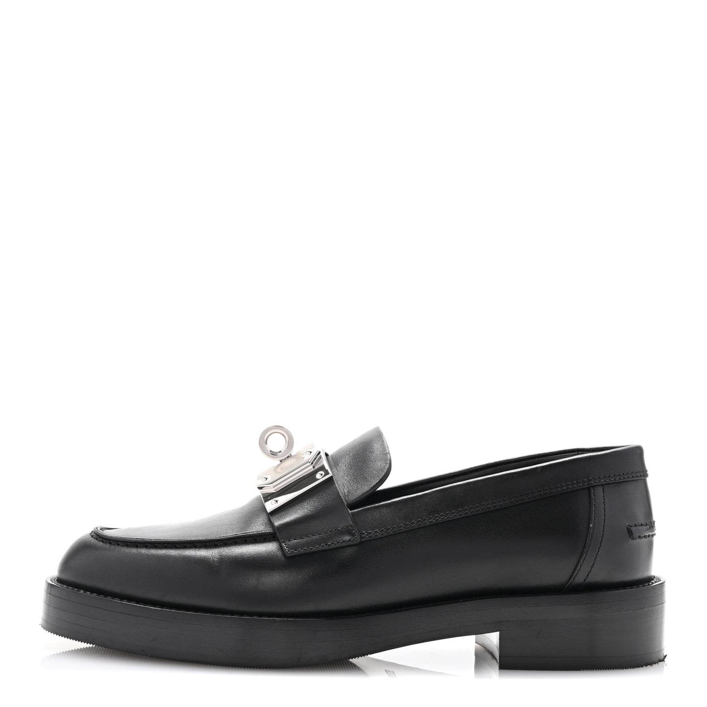 Calfskin Womens Hot Loafer 36 Black