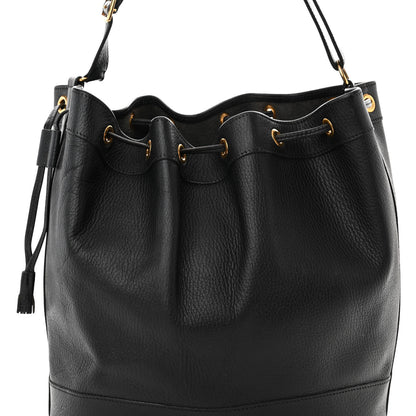Hermes Evergrain Market Drawstring Bag 28 Black 7 of 10