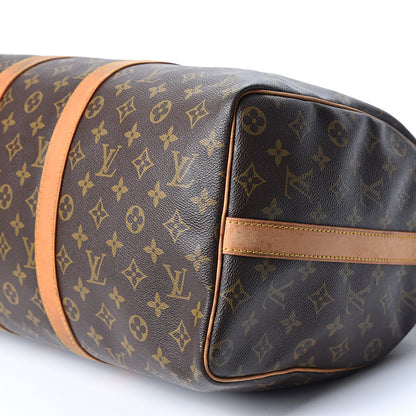 Louis Vuitton Monogram Keepall Bandouliere 45 10 of 12