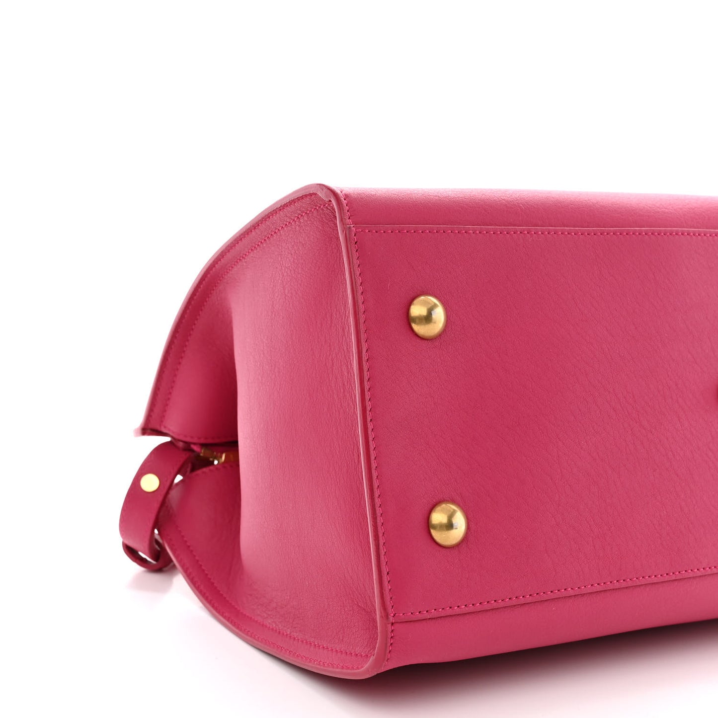 Calfskin Small Classic Y Cabas Fuchsia