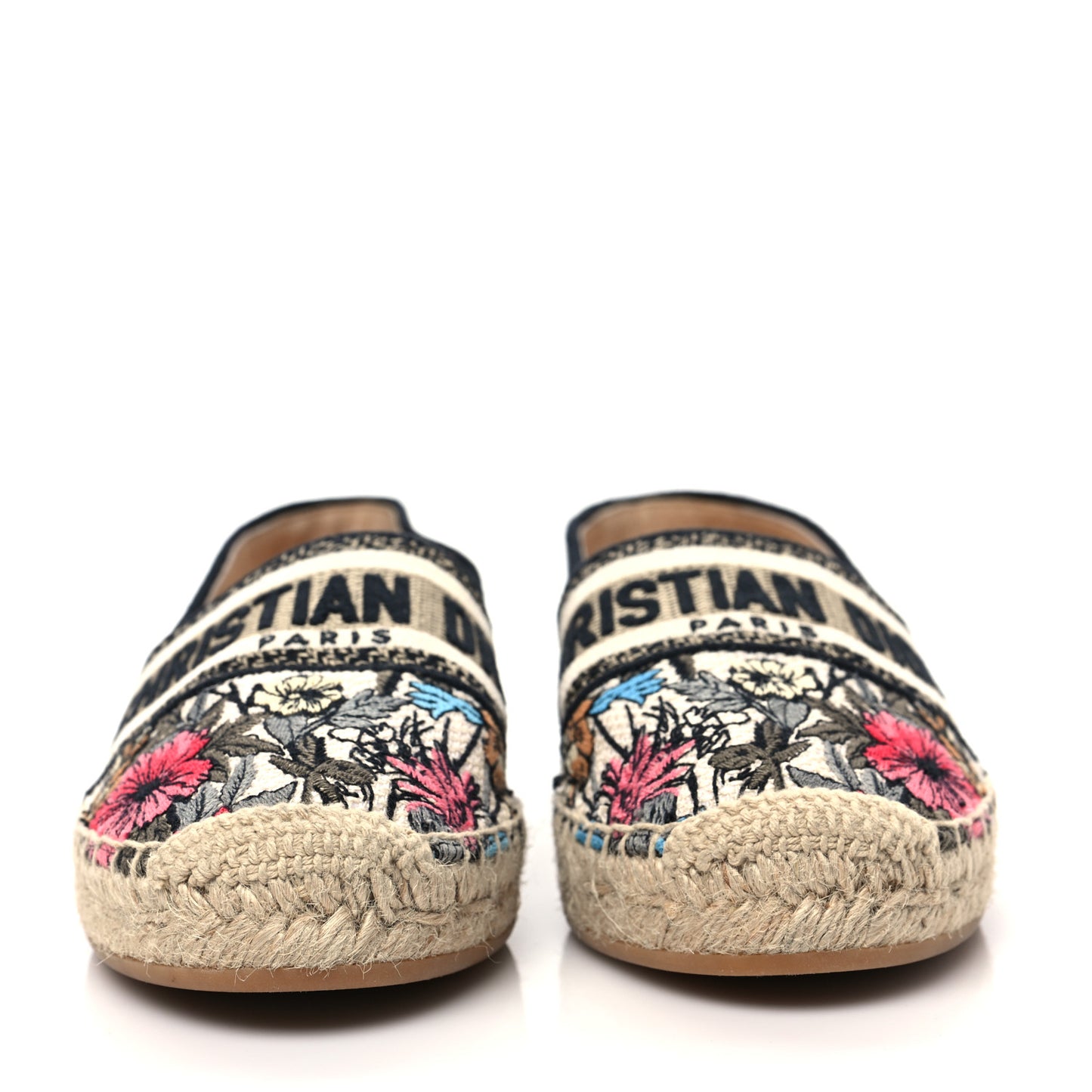 Embroidered Mille Fleurs Granville Espadrille 37 Multicolor