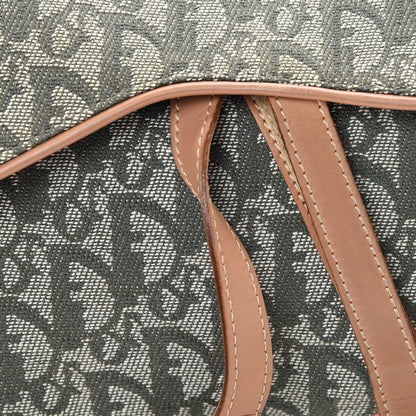 Christian Dior Monogram Double Saddle Bag Green 10 of 17