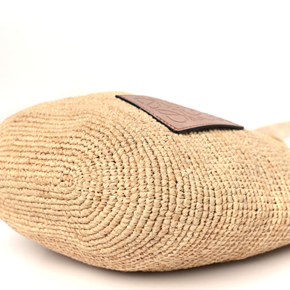 Loewe Raffia Mini Slit Tote Bag Natural Tan 9 of 9