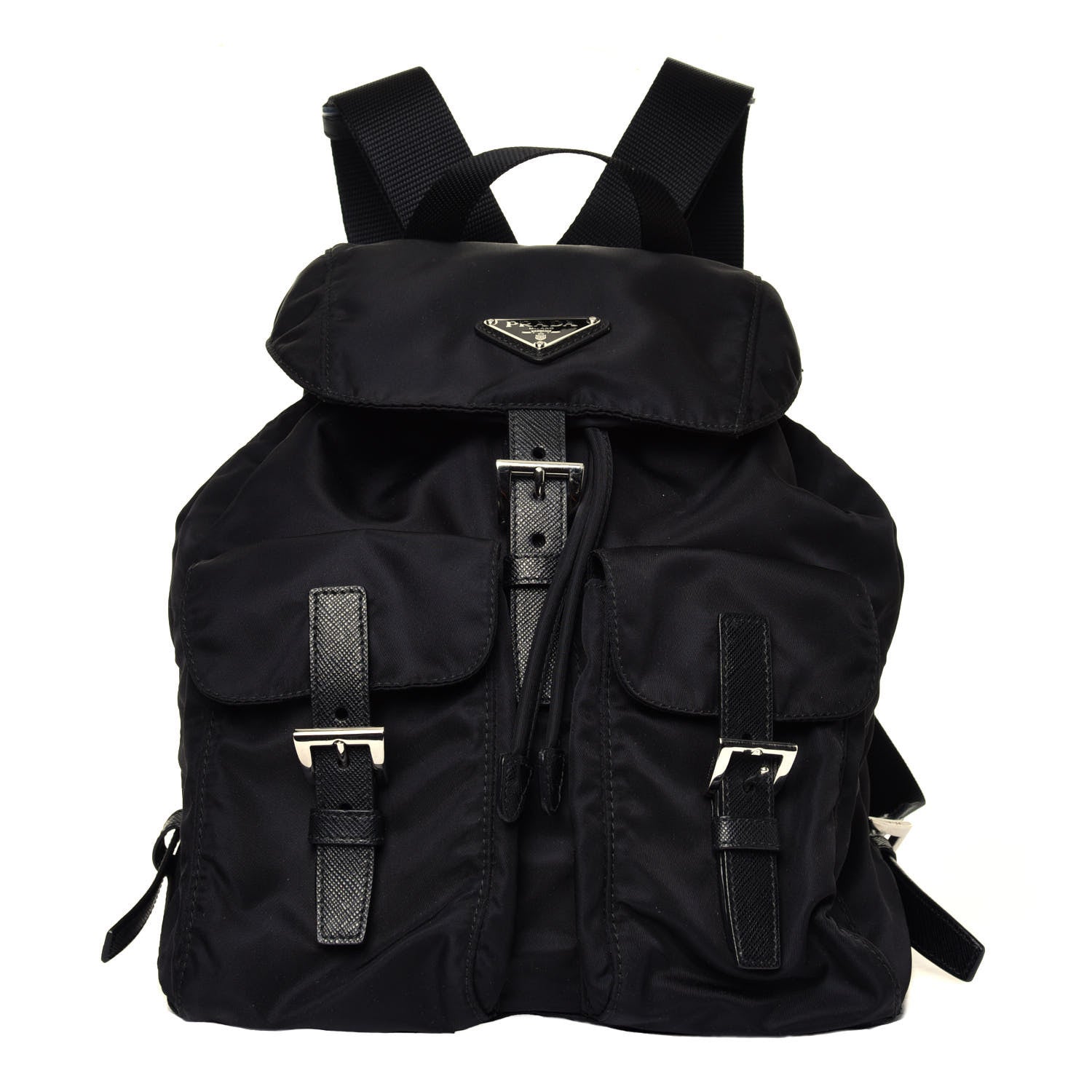 Prada Nylon Vela Small Backpack Black 1 of 4
