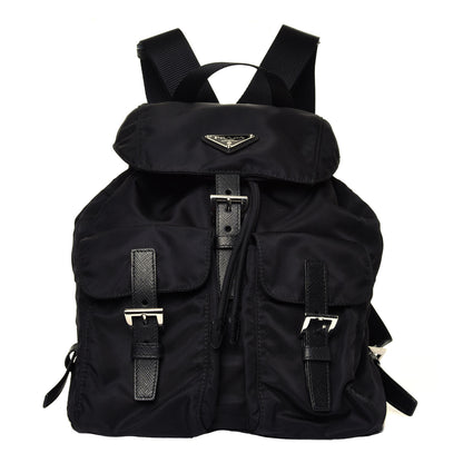 Prada Nylon Vela Small Backpack Black 1 of 4