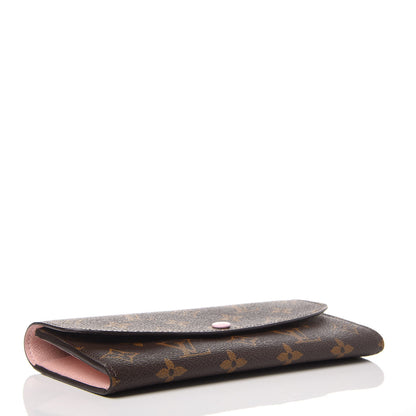 Louis Vuitton Monogram Emilie Wallet Rose Ballerine 4 of 10