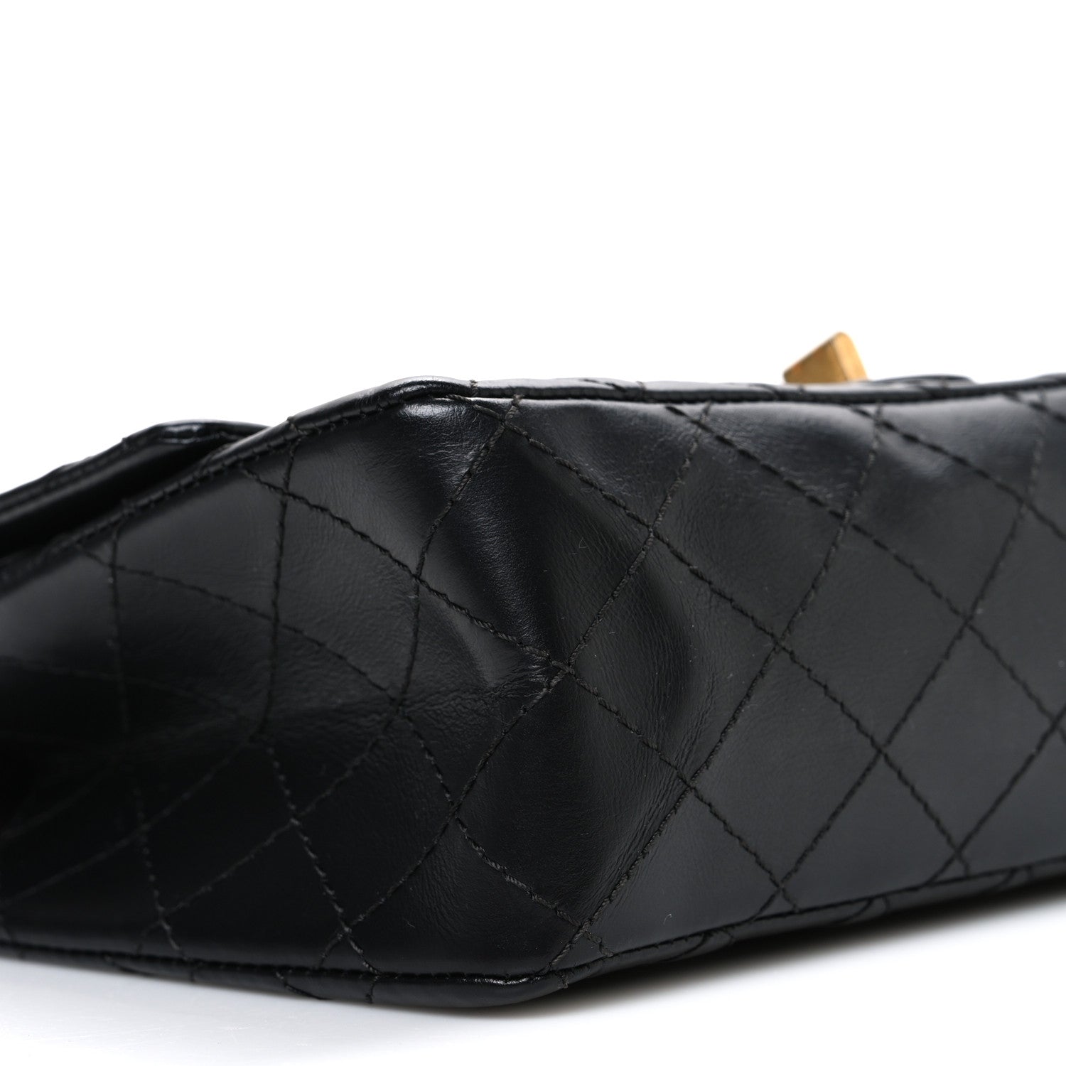 Chanel Aged Calfskin Quilted 2.55 Reissue 225 Flap Black 9 of 10
