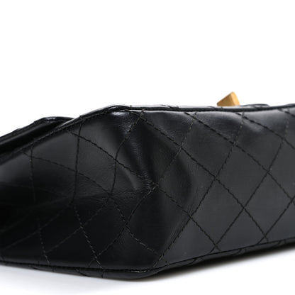 Chanel Aged Calfskin Quilted 2.55 Reissue 225 Flap Black 9 of 10