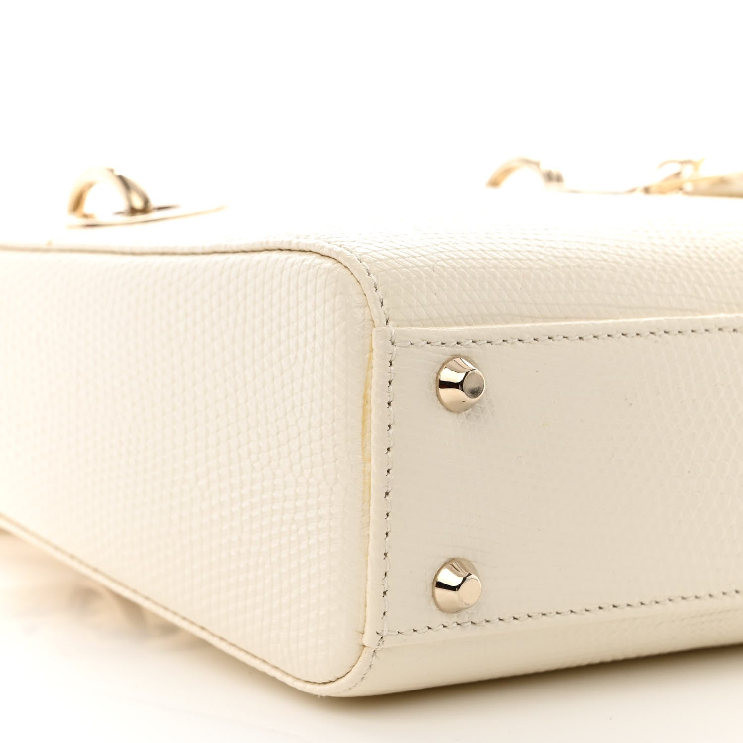 Christian Dior Lizard Mini Lady Dior White 9 of 14