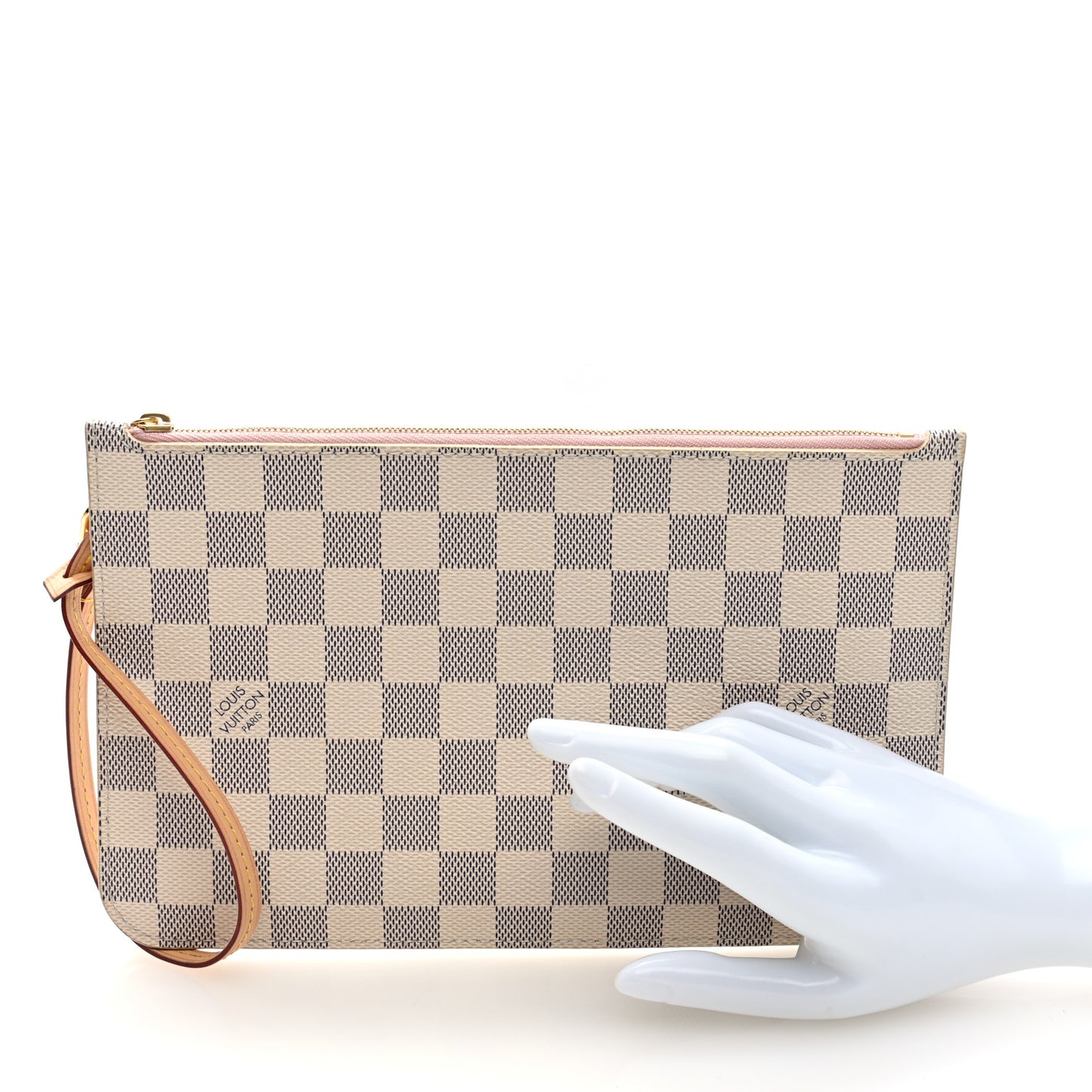 Damier Azur Neverfull MM GM Pochette Rose Ballerine