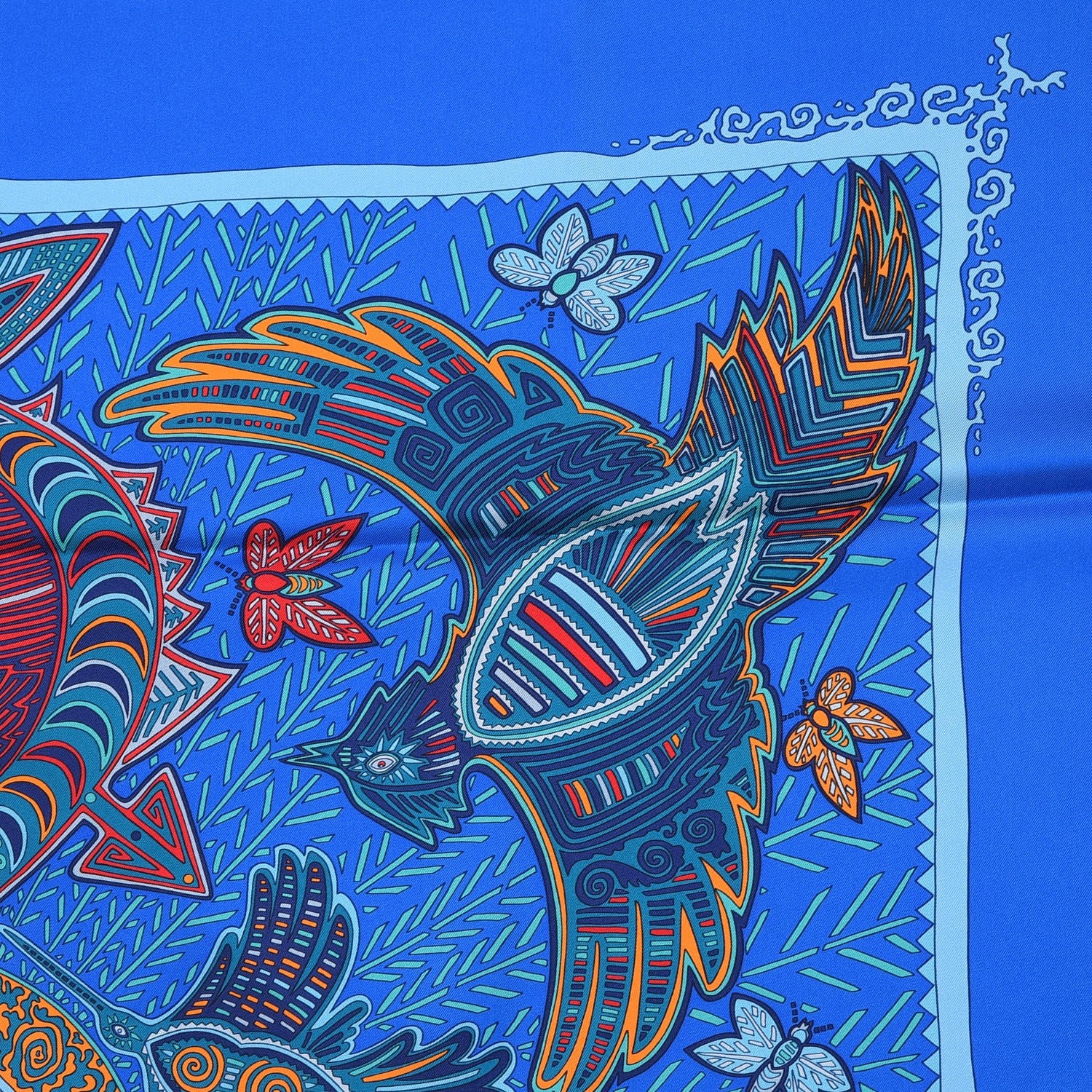 Hermes Silk Legende Kuna Peuple de Panama Scarf 90 7 of 11