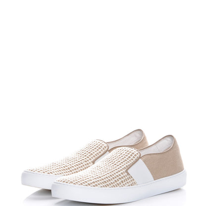 Chanel Fabric Mesh Sneakers 41 Beige 3 of 9