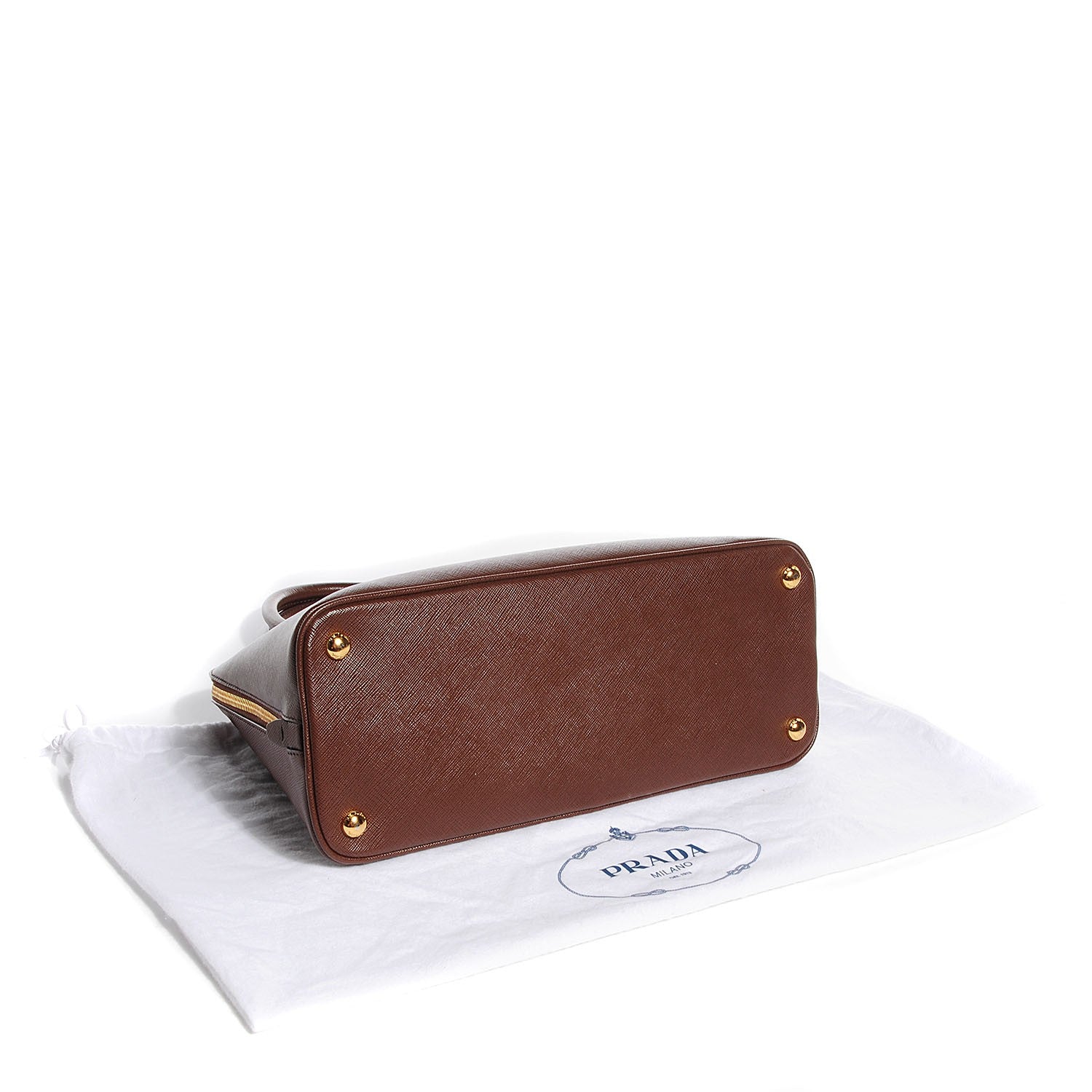 Prada Saffiano Lux Promenade Tote Cocoa 4 of 10