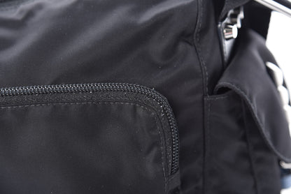 Prada Nylon New Vela Studded Messenger Black Astrale 12 of 12