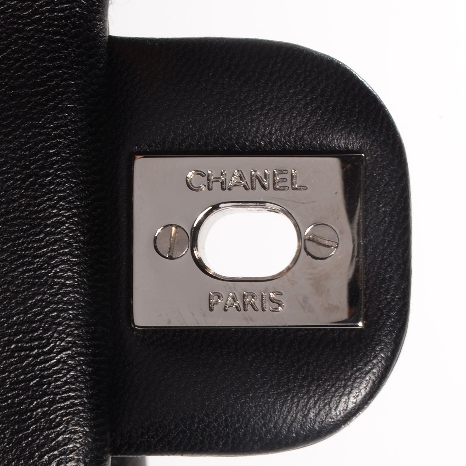 Chanel Lambskin Quilted Double Mini Flap Crossbody Black 9 of 9